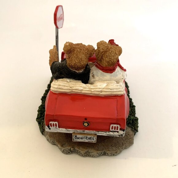 2007 Coca-Cola Boyds Bears Susan & Ronald Sunday Drive Figurine 919988 1st Ed - Picture 5 of 12